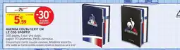 Intermarché AGENDA COUSU 12X17 CM LE COQ SPORTIF offre