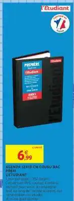 Intermarché AGENDA 12X18 CM COUSU BAC PREM offre