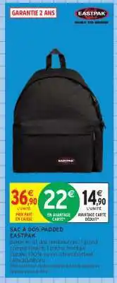 Intermarché Sac à dos Padded Eastpak offre