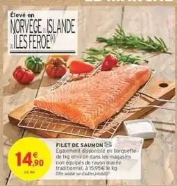 Intermarché FILET DE SAUMON offre