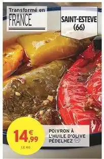 Intermarché POIVRON À L'HUILE D'OLIVE PÉDELHEZ offre