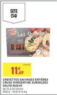Intermarché Les Gambas du Chef offre