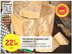 Intermarché PECORINO ROMANO AOP AMBROSI offre