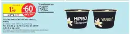 Intermarché YAOURT PROTÉINÉ 0% MG VANILLE HIPRO offre