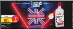 Intermarché GIN LONDON DRY GIBSON'S offre
