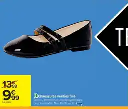Cora x Carrefour Chaussures vernies fille offre
