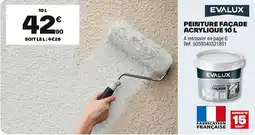 Brico Dépôt EVALUX Peinture façade acrylique offre