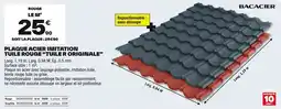 Brico Dépôt Plaque acier imitation tuile rouge "tuile r originale" offre