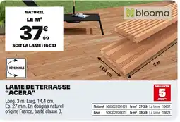 Brico Dépôt Lame de terrasse "acera" offre