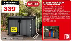 Brico Dépôt Coffre horizontal "cortina mega" offre