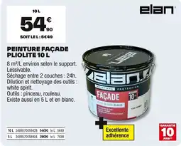 Brico Dépôt ELAN Peinture façade pliolite offre
