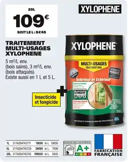 Brico Dépôt XYLOPHENE Traitement multi-usages offre