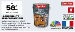 Brico Dépôt SYNTILOR Lasure haute performance offre