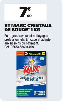Brico Dépôt ST MARC Cristaux de soude offre