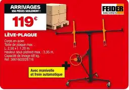 Brico Dépôt FEIDER Lève-plaque offre