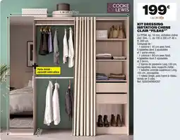 Brico Dépôt COOKE LEWIS Kit dressing imitation chene clair "fileas”* offre