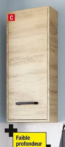 Brico Dépôt Armoire murale l. 40 cm effet bois "ladoga" offre