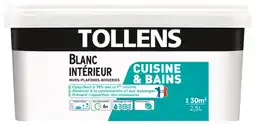 Brico Dépôt Peinture spéciale cuisine et bains monocouche blanche 2.5 l offre