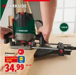 Lidl PARKSIDE Défonceuse offre