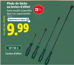 Lidl PARKSIDE Pieds-de-biche ou leviers d’effort offre
