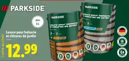 Lidl PARKSIDE Lasure pour boiserie et clôtures de jardin offre