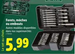 Lidl PARKSIDE Forets, mèches ou embouts offre