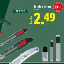 Lidl PARKSIDE Set de cutters offre