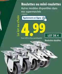 Lidl PARKSIDE Roulette ou mini-roulette offre