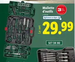 Lidl PARKSIDE Mallette d'outils offre