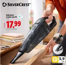 Lidl SilverCrest Aspirateur à main sans fil offre