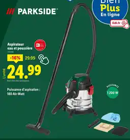 Lidl PARKSIDE Aspirateur eau et poussière offre