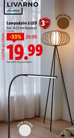 Lidl LIVARNO Lampadaire à LED offre
