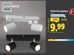 Lidl LIVARNO home Plafonnier/applique offre