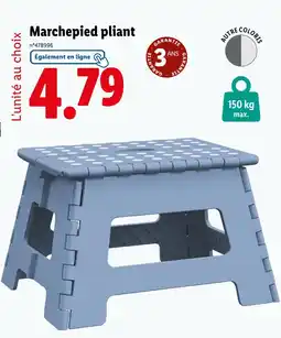 Lidl Marchepied pliant offre