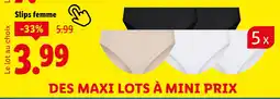 Lidl esmara Slips femme offre