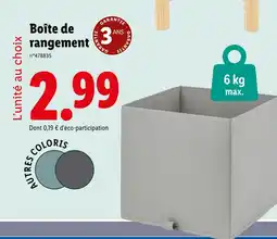 Lidl LIVARNO Boîte de rangement offre