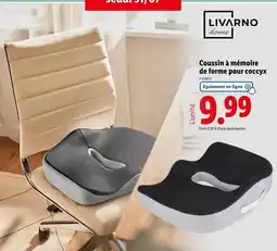 Lidl LIVARNO home Coussin à mémoire de forme pour coccyx offre