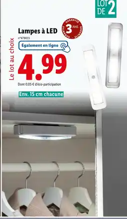 Lidl Lampes à LED offre