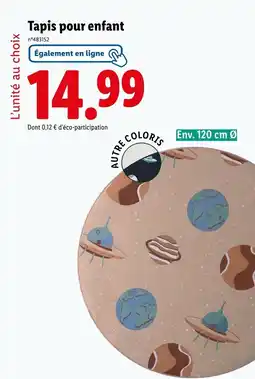 Lidl LIVARNO Tapis pour enfant offre