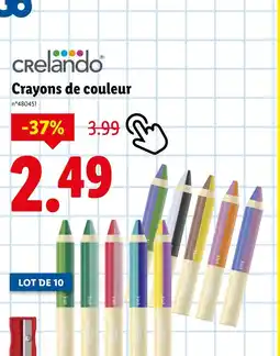 Lidl Crelando Crayons de couleur offre
