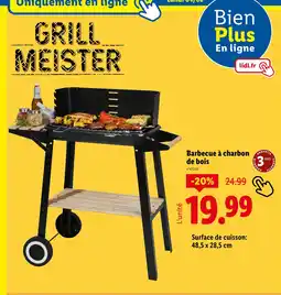 Lidl Grill Meister Barbecue à charbon de bois offre