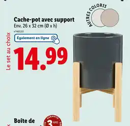 Lidl LIVARNO Cache-pot avec support offre
