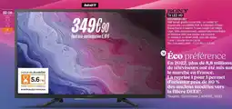 Blanc Brun SONY TV LED HD KD32W800P1AEP offre