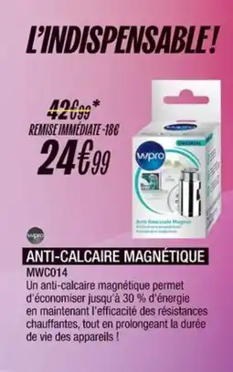 Blanc Brun Anti-calcaire magnétique mwc014 offre