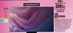 Blanc Brun TCL Tv mini-led 4k offre