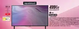 Blanc Brun LG Tv qled 4k offre