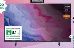 Blanc Brun PHILIPS Tv qled 4k 50pus8550 offre
