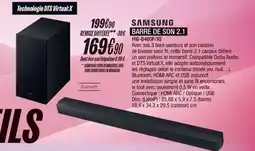 Blanc Brun SAMSUNG Barre de son 2.1 hw-b460f/xe offre