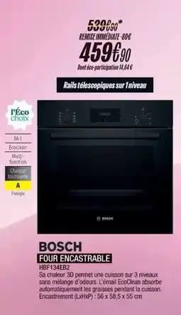 Blanc Brun BOSCH Four encastrable hbf134eb2 offre