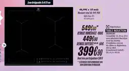 Blanc Brun ELECTROLUX Table induction offre